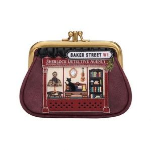 COPY - Vendula London Sherlock Detective Agency clipper coin purse